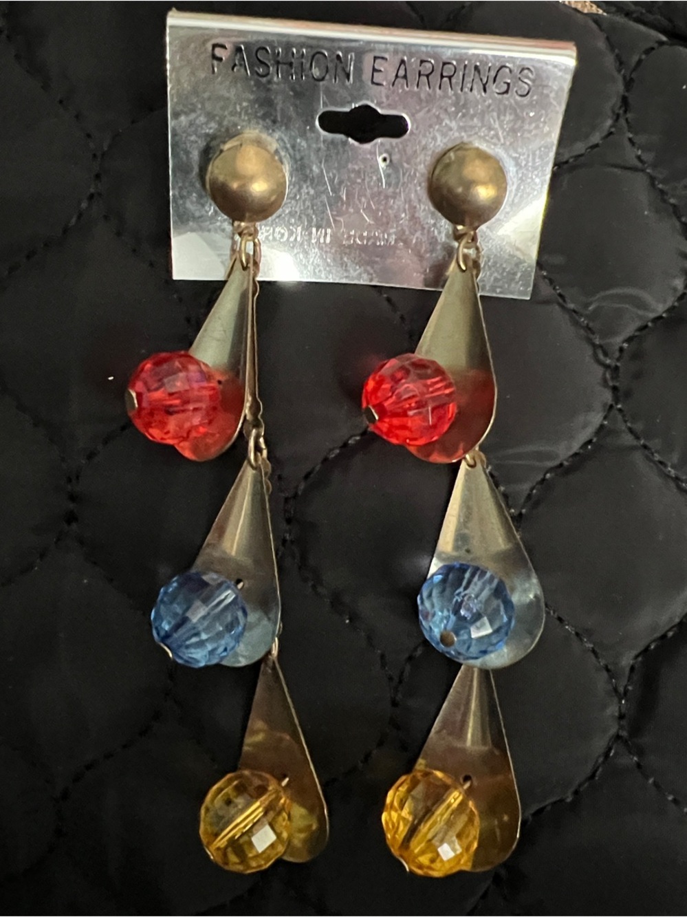 Fashion Earrings Multi-Color Dangle Earrings 80s-90s